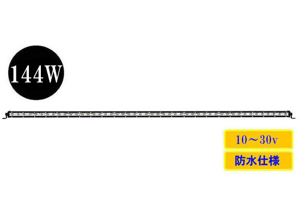 LED作業灯144W 集魚灯 防水 広角60° 薄型 CREEワークライト